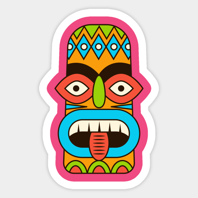 Totem African Totem Sticker TeePublic
